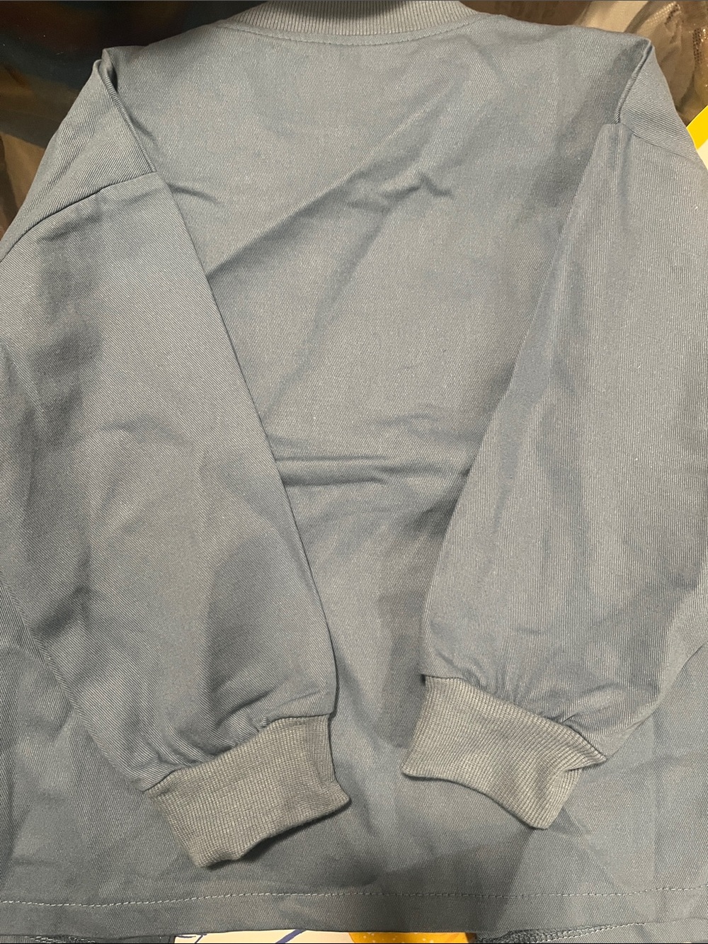 SHEIN Light Blue 'ROCK' Snap-Front Jacket - Picture 3 of 4
